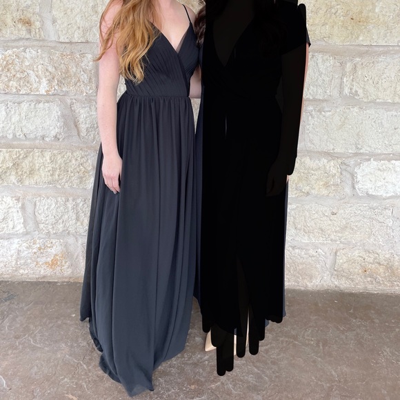 Azazie Gracie Black Bridesmaid Dress - Picture 2 of 2